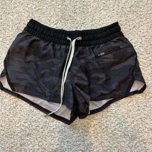 Black Camo Vuori shorts